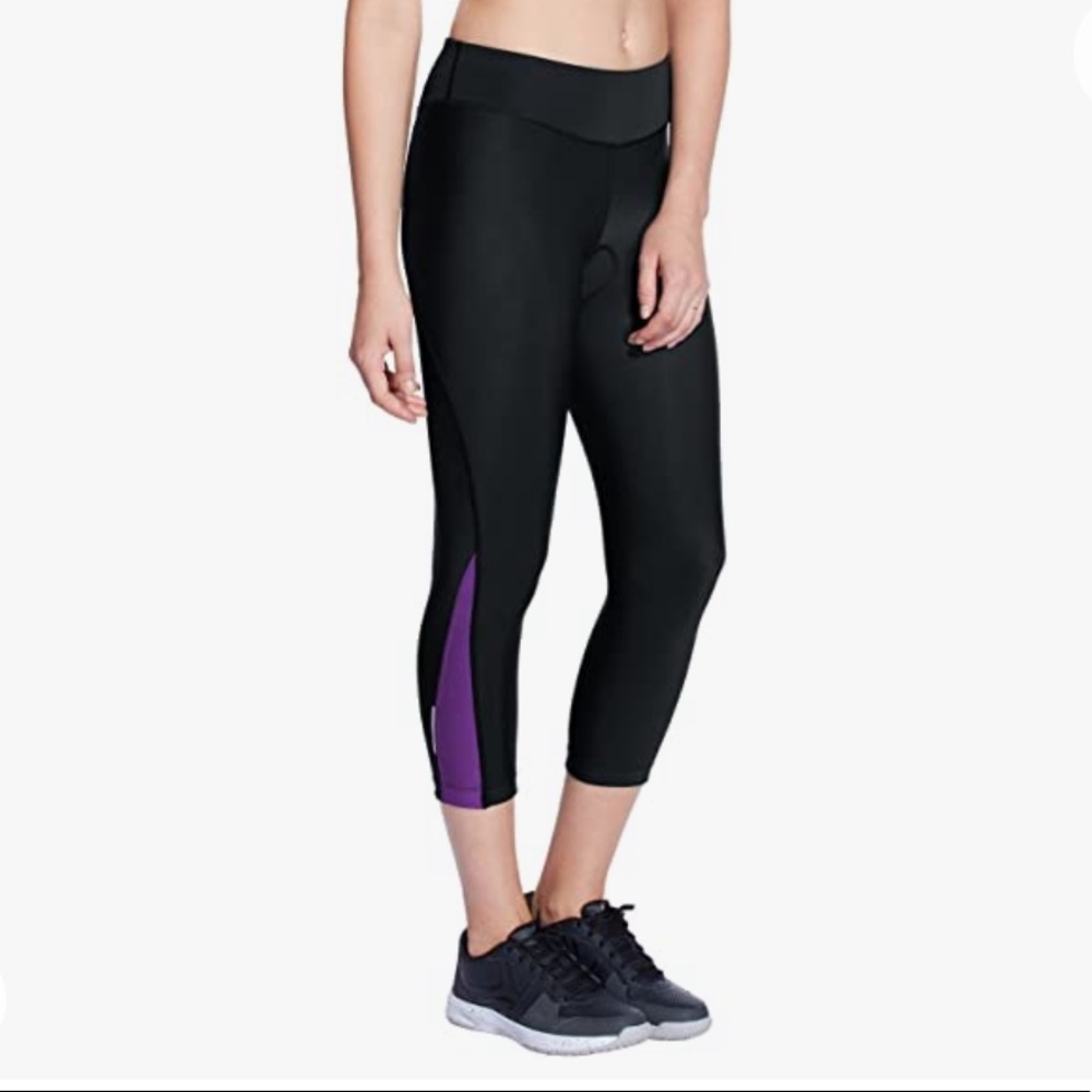 BALEAF Padded Cycling Capri Leggings